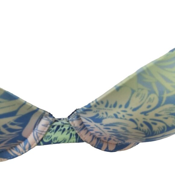 Victorias Secret Lined Demi Underwire Floral Bra Size 34B Adjustable Multiway - Picture 6 of 10